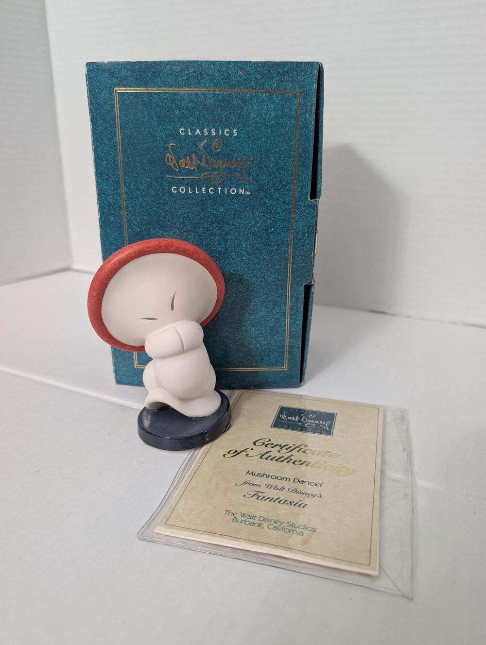 Vintage WDCC Fantasia Medium Mushroom Dancer in Box